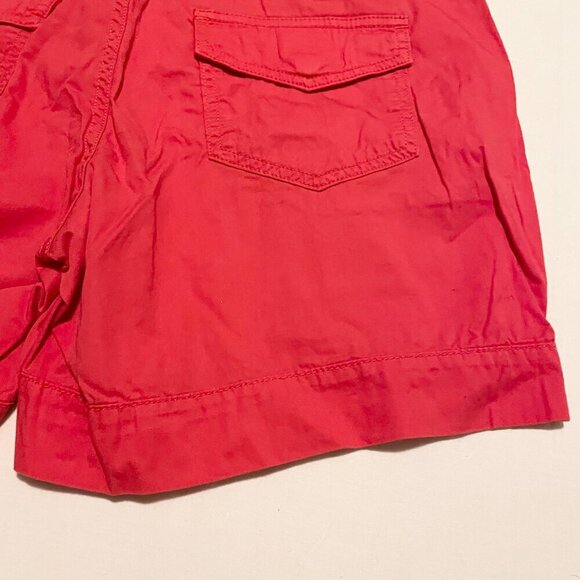 Calvin Klein Jeans Shorts Red Cotton Womens Size 12 - Picture 13 of 15